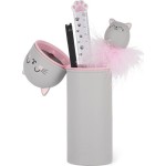 Legami 2 Σε 1 Μολυβοθήκη Μαλακή Θήκη Σιλικόνης - Kawaii Kitty Γατούλ KA0016 8052694010058