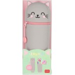 Legami 2 Σε 1 Μολυβοθήκη Μαλακή Θήκη Σιλικόνης - Kawaii Kitty Γατούλ KA0016 8052694010058