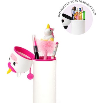Legami 2 Σε 1 Μολυβοθήκη Μαλακή Θήκη Σιλικόνης - Kawaii Unicorn Μονόκερος KA0012 8052694010010