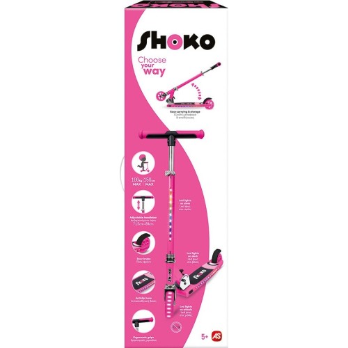 As company Shoko Baby Skateboard pro With 2 Wheels in Fuchsia Color for 5+ Years 5004-50525 5203068505257