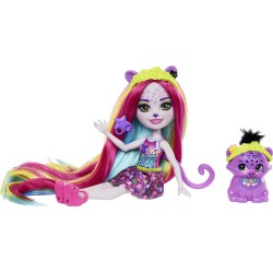 Mattel Enchantimals Sunshine Beach Persida Panther And Mistery Κούκλα HTJ69 194735191536