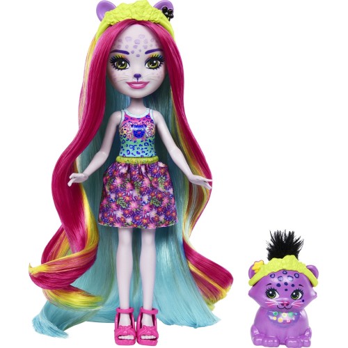 Mattel Enchantimals Sunshine Beach Persida Panther And Mistery Κούκλα HTJ69 194735191536
