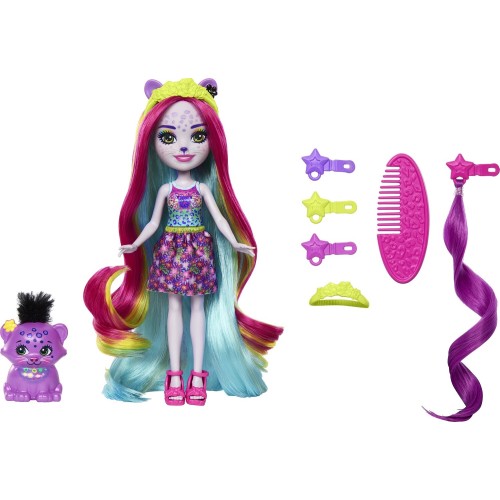 Mattel Enchantimals Sunshine Beach Persida Panther And Mistery Κούκλα HTJ69 194735191536