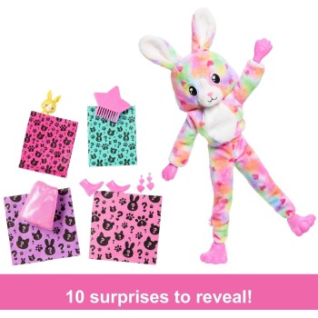 Mattel Barbie Cutie Reveal Κούκλα - Κουνελάκι Και 10 Εκπλήξεις HRK38 194735178575