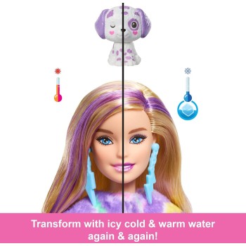 Mattel Barbie Cutie Reveal Κούκλα - Σκυλάκι Dalmatian Dreams Of Colour Με 10 Εκπλήξεις HRK41 194735178636