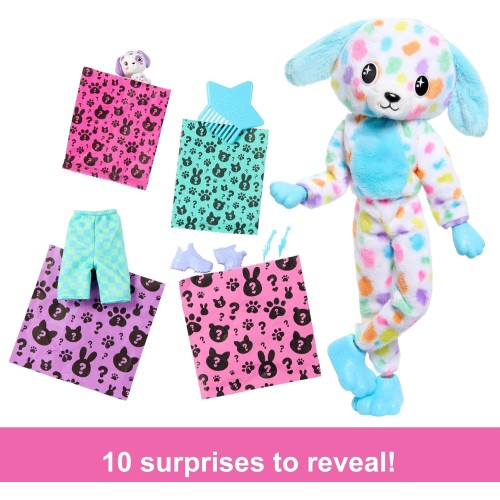 Mattel Barbie Cutie Reveal Κούκλα - Σκυλάκι Dalmatian Dreams Of Colour Με 10 Εκπλήξεις HRK41 194735178636