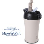 nava Warm Glass With Straw For Cold And Mouth For Hot Coffee We Care Gray 450Ml 10-262-153 5205746011258