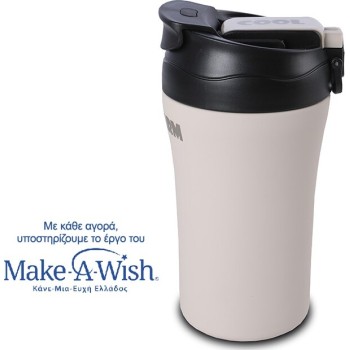 nava Warm Glass With Straw For Cold And Mouth For Hot Coffee We Care Gray 450Ml 10-262-153 5205746011258