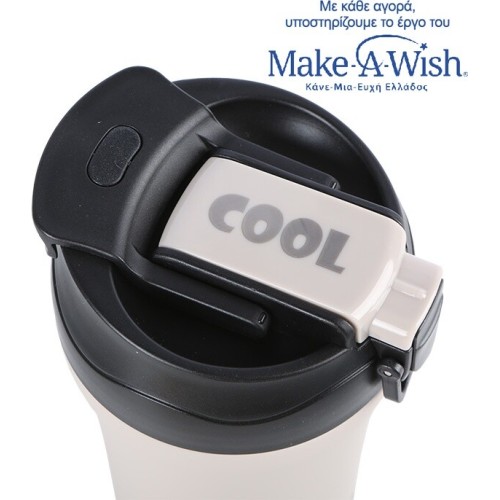 nava Warm Glass With Straw For Cold And Mouth For Hot Coffee We Care Gray 450Ml 10-262-153 5205746011258