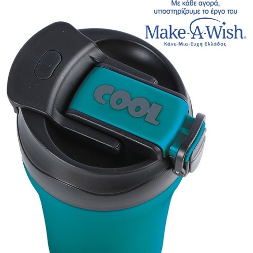 nava Warm Glass With Straw For Cold And Mouth For Hot Coffee We Care Petrole 450Ml 10-262-150 5205746011197