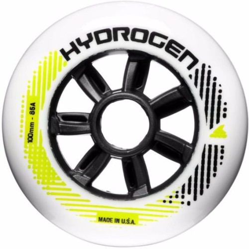 ROLLERBLADE hydrogen 100χιλ./85α ροδάκια - λευκό 6αδα 43.066590 8059791073511