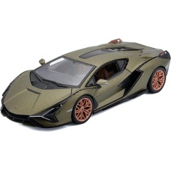 Bburago 1/24 Lamborghini Sian FKP37 Green Die-Cast 18/21099 GREEN 4893993210992