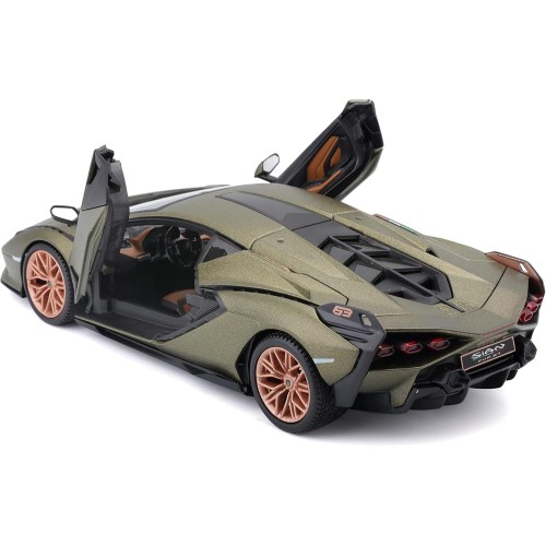 Bburago 1/24 Lamborghini Sian FKP37 Green Die-Cast 18/21099 GREEN 4893993210992