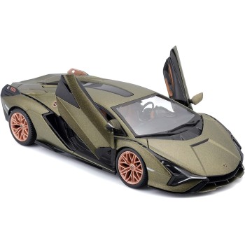 Bburago Μεταλλικό Αυτοκίνητο 1/24 Lamborghini Sian FKP37 Πράσινο 18/21099 GREEN 4893993210992