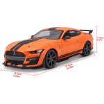Maisto Μεταλλικό Αυτοκίνητο 2020 Ford Shelby GT500 Πορτοκαλί 48/31388 OG 090159073192