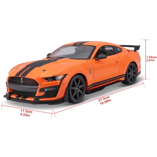 Maisto Μεταλλικό Αυτοκίνητο 2020 Ford Shelby GT500 Πορτοκαλί 48/31388 OG 090159073192