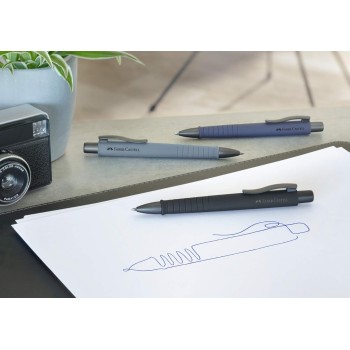 Faber-Castell Στυλό faber castell polyball urban stone blue xb μπλε 241189 6933256643445