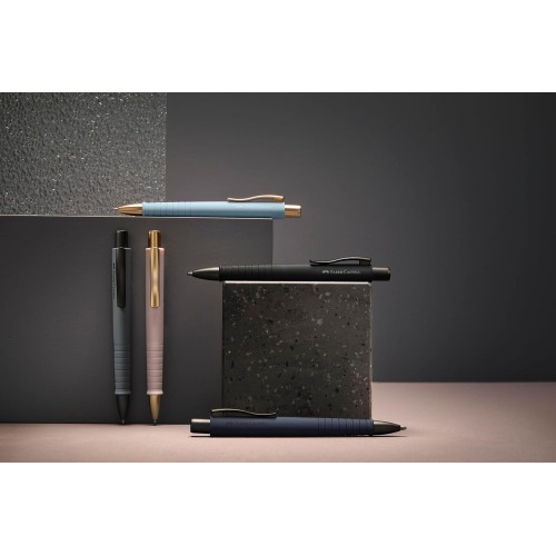 Faber-Castell Στυλό Faber Castell Polyball Urban Stone Black Xb Μπλε 241190 6933256634450
