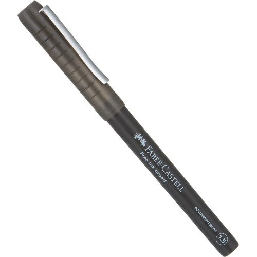 Faber-Castell Στυλό Faber Castell 1.5 Free Ink Broad Μαύρο 348399 4005403483999