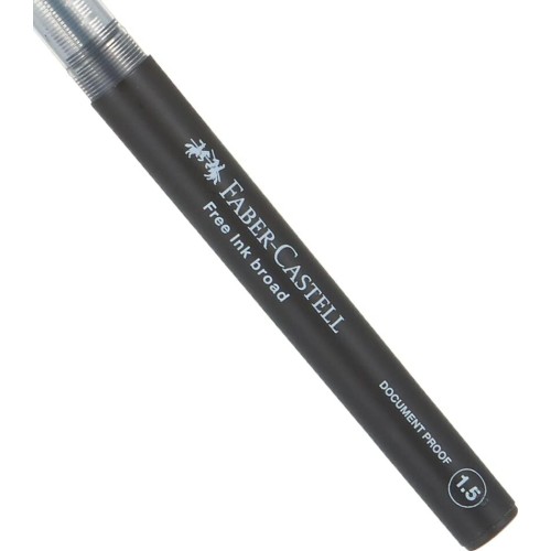 Faber-Castell Στυλό Faber Castell 1.5 Free Ink Broad Μαύρο 348399 4005403483999