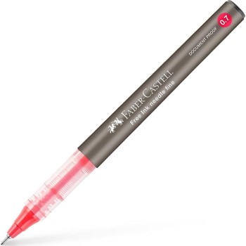 Faber-Castell roller free ink needle 0.7 red 348221 4005403482213