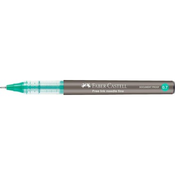 Faber-Castell Στυλό Faber Castell 0.7 Free Ink Needle Roller Πράσινο 348263 4005403482633