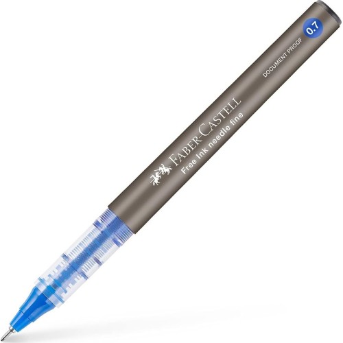 Faber-Castell Στυλό Faber Castell 0.7 Free Ink Needle Roller Μπλε 348251 4005403482510
