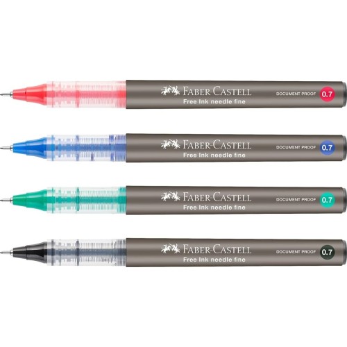Faber-Castell Στυλό Faber Castell 0.7 Free Ink Needle Roller Μπλε 348251 4005403482510