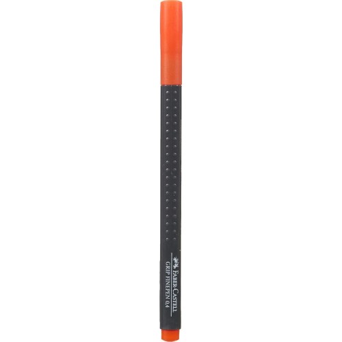 Faber-Castell Μαρκαδοράκι Faber Castell Grip Finepen 0.4Mm Πορτοκαλί 151615 4005401516156