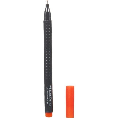 Faber-Castell Grip Fine pen Dk 0.4, Cadmium Orange 151615 4005401516156