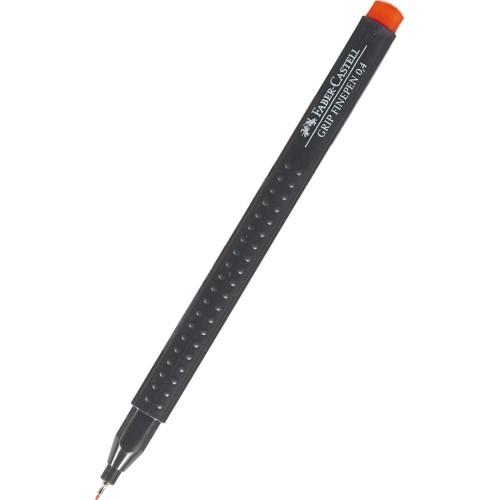 Faber-Castell Grip Fine pen Dk 0.4, Cadmium Orange 151615 4005401516156