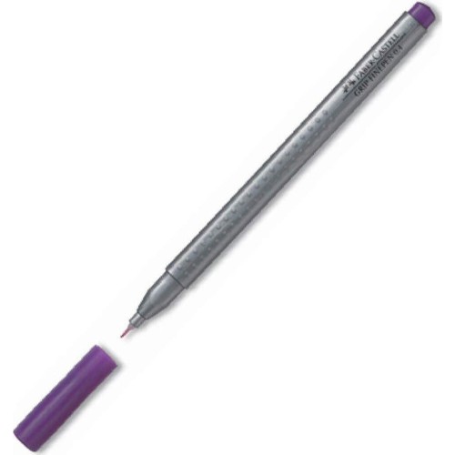 Faber-Castell Μαρκαδοράκι Faber Castell Grip Finepen 0.4Mm Purple 151634 4005401516347