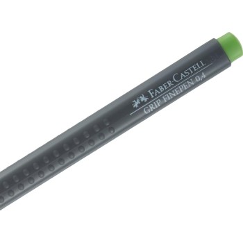 Faber-Castell grip finepen 0.4 mm grass green 151666 4005401516668