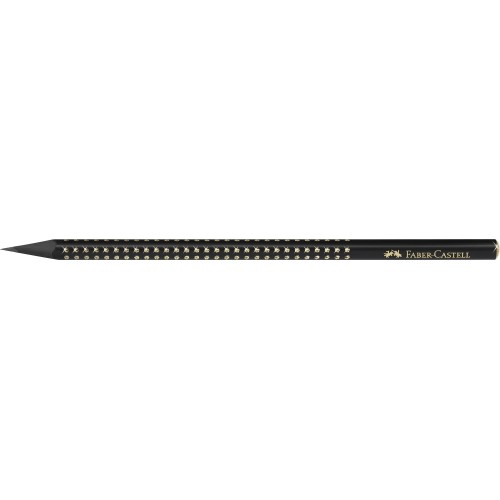Faber-Castell Μολύβι Faber Castell Sparkle Midnight B Χρυσό 118278 4005401182788