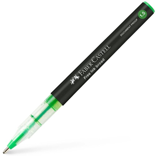 Faber-Castell Faber Castell 1.5 Free Ink Broad Light Green 348366 4005403483661