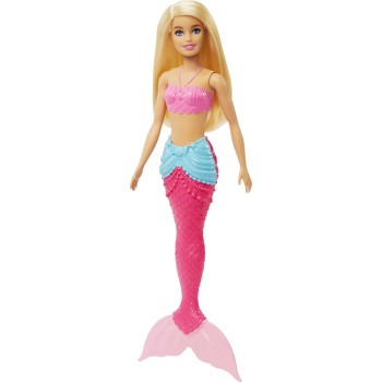 Mattel Barbie Dreamtopia Doll Mermaid With Pink Tail HGR04 / HGR05 194735056323