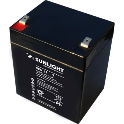 SUNLIGHT SPA 12-5 UPS Battery With 5Ah Capacity And 12V Voltage 0313155 5202310011256