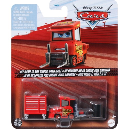 Mattel Disney Cars Disney Pixar Cars My Name Is Not Chuck With Cart DXV29 / JDG66 194735283590