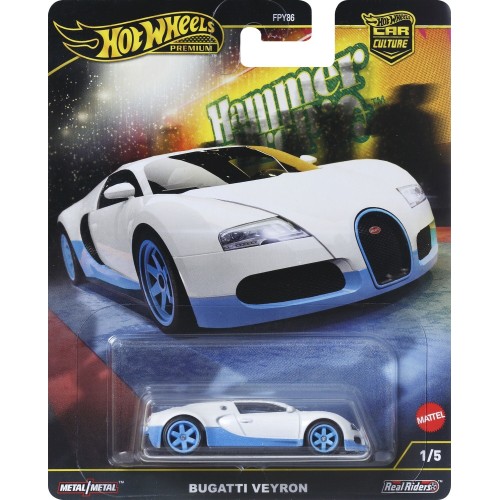 Mattel Hot Wheels Hw Premium - Αγωνιστικά Hw Bugatti Veyron Όχημα Παιχνίδι FPY86 / HRW06 194735186709