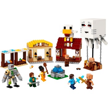 LEGO minecraft επίθεση του αερικού-αερόστατου στο χωριό 21273 5702017815473