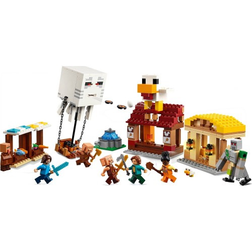 LEGO minecraft επίθεση του αερικού-αερόστατου στο χωριό 21273 5702017815473