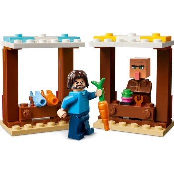 LEGO minecraft επίθεση του αερικού-αερόστατου στο χωριό 21273 5702017815473