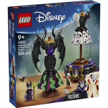 LEGO Disney Τα Φορέματα Της Maleficent Και Κρουέλα Ντε Βιλ 43262 5702017814513