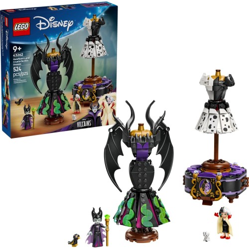 LEGO Disney Τα Φορέματα Της Maleficent Και Κρουέλα Ντε Βιλ 43262 5702017814513