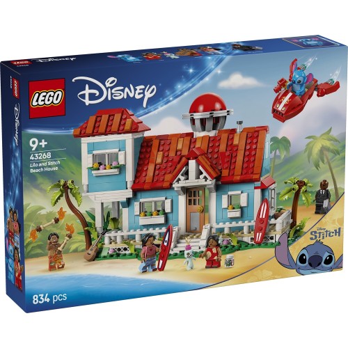 LEGO Disney Stitch Disney Λίλο Και Στιτς – Το Παραλιακό Σπίτι 43268 5702017814575
