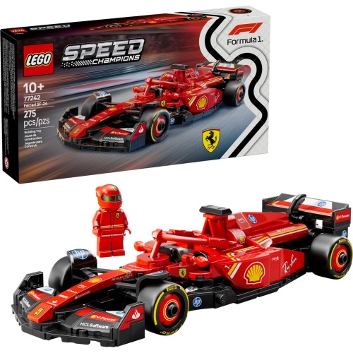 LEGO speed champions αγωνιστικό αυτοκίνητο ferrari sf-24 f1® 77242 5702017816098
