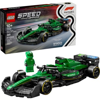 LEGO Speed Champions aston martin aramco f1 amr24 race car 77245 5702017816128