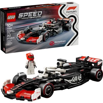 LEGO speed champions αγωνιστικό αυτοκίνητο moneygram haas f1® team vf-24 77250 5702017816173