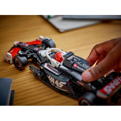 LEGO speed champions αγωνιστικό αυτοκίνητο moneygram haas f1® team vf-24 77250 5702017816173
