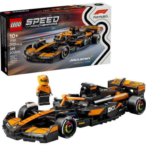 LEGO Speed Champions mclaren f1 team mcl38 race car 77251 5702017816180